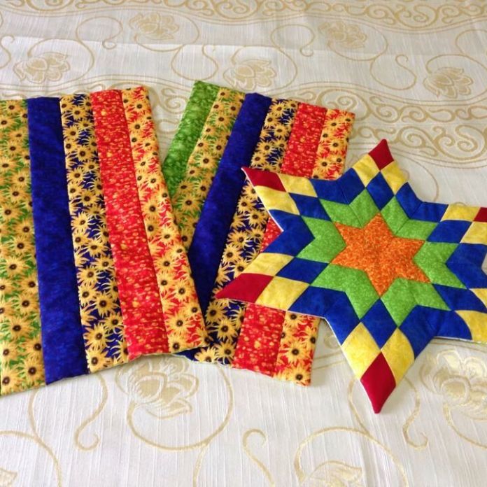 Table mats multicolor